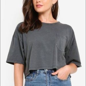 Cotton On | Grey Slouch Pocket Tee